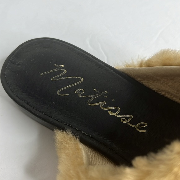 “NEW" Matisse Faux Fur Mule Pointed Toe Slide Sz 6.5‎ - Picture 5 of 7